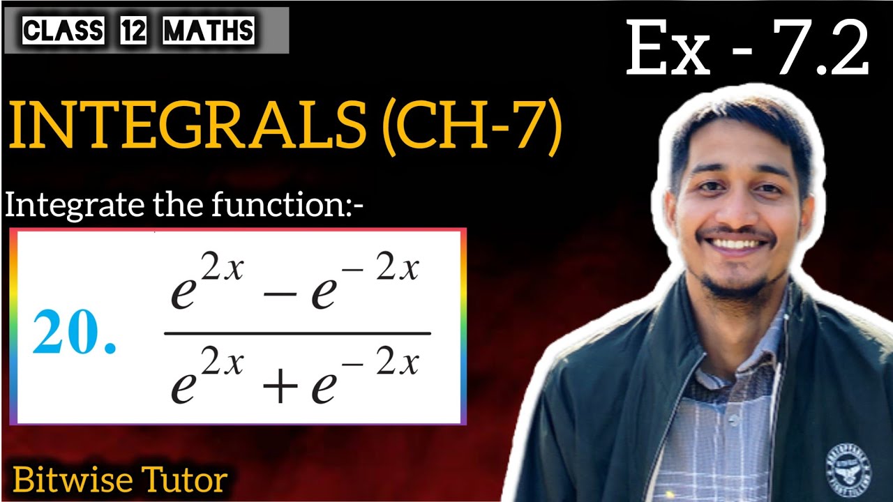 20 | Integrate e power 2 x minus e power minus 2 x by e power 2 x + e power minus 2 x