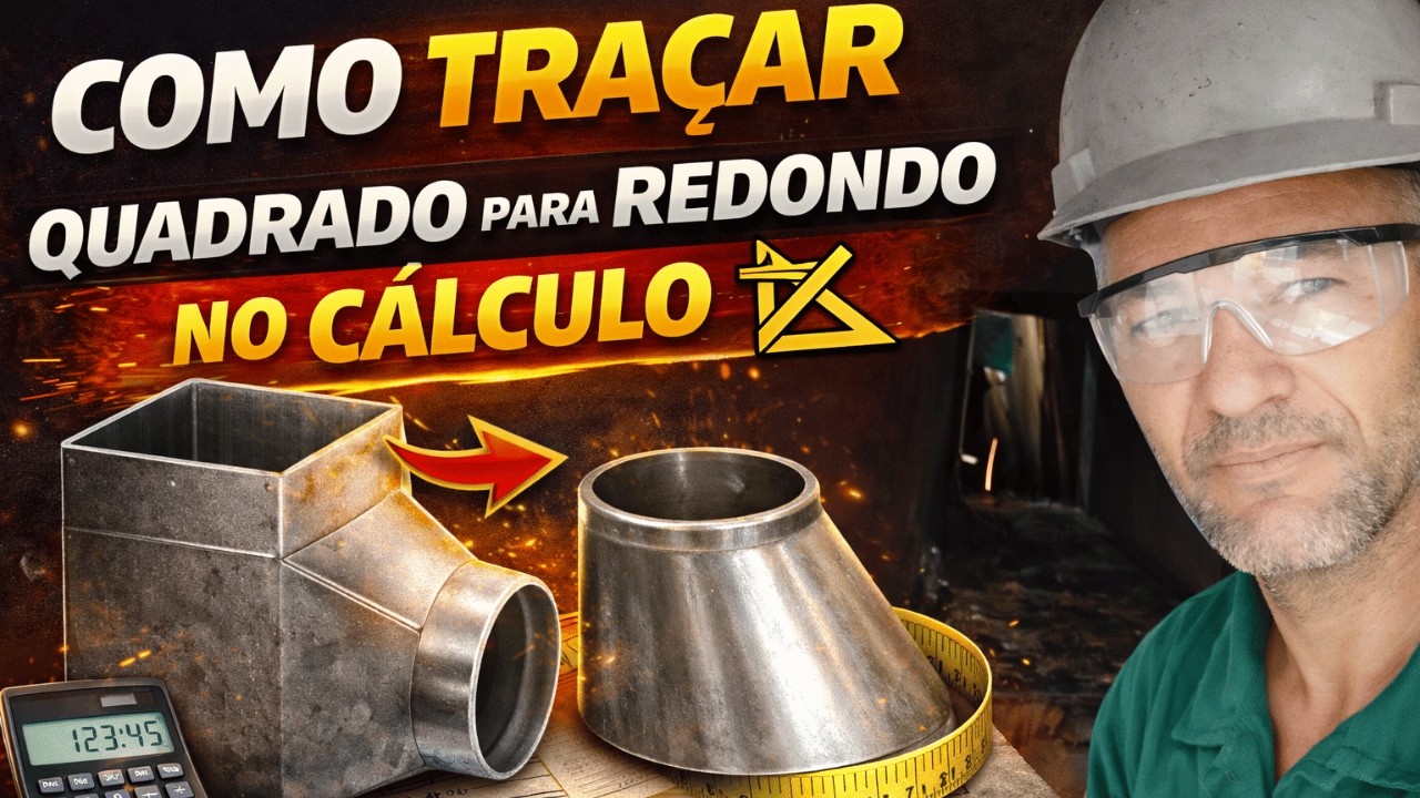🔥 Como Traçar Quadrado para Redondo no Cálculo – Sem Erro! 🔥