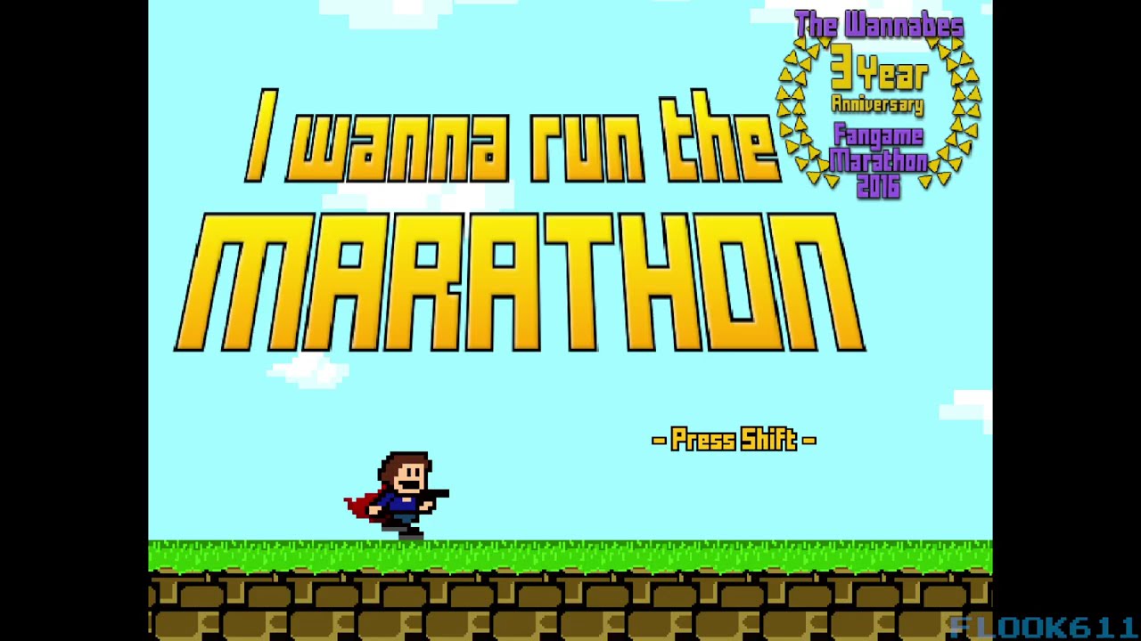 I wanna run the Marathon (IWBTG Fangame) Full Gameplay (20k Subs)