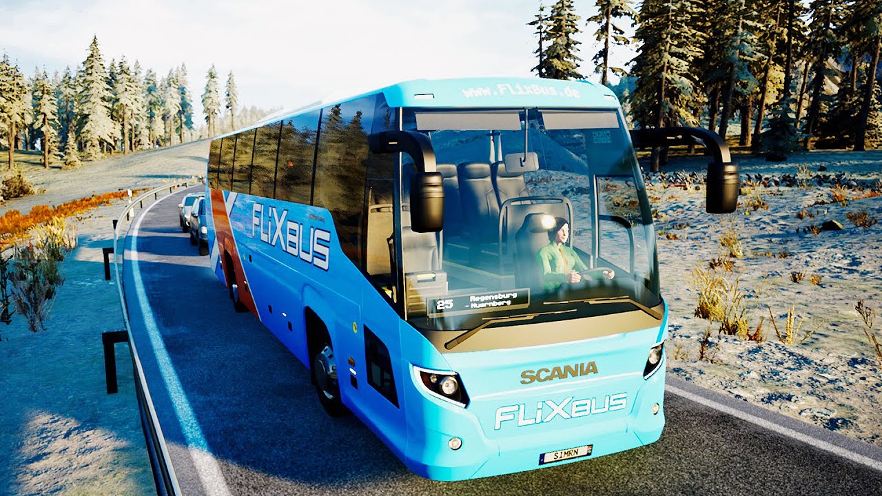 REAL LIFE Graphics ! ! ! Fernbus Simulator - Scania Touring ! ! ! GAMEPLAY ! ! !