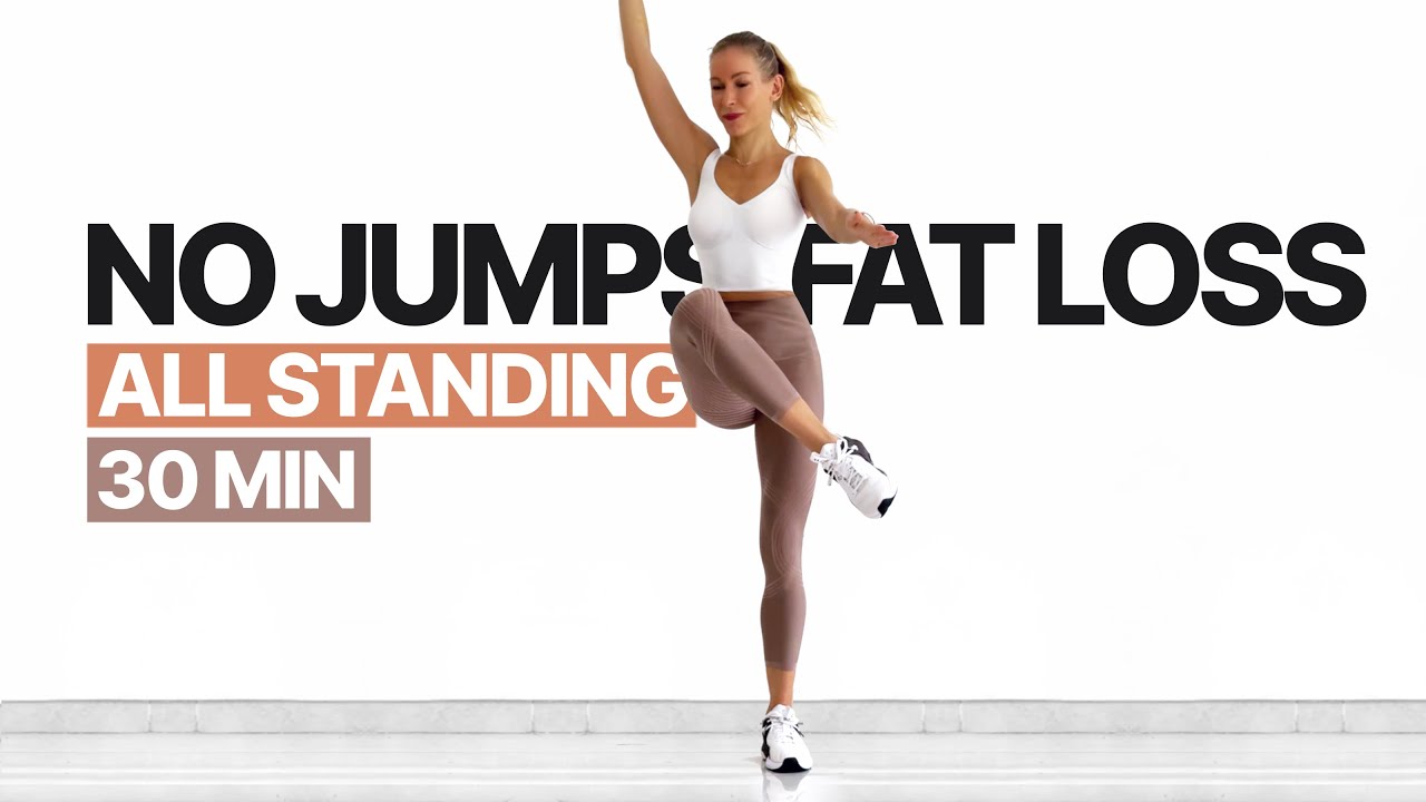 30 MIN BEST BURN - NO JUMPING CARDIO WORKOUT | All Standing | At Home
