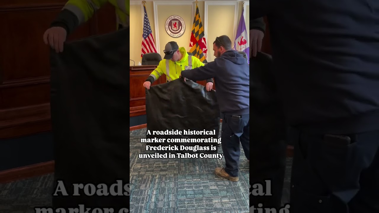 Historical  marker commemorates Frederick Douglass’ birth in Talbot County