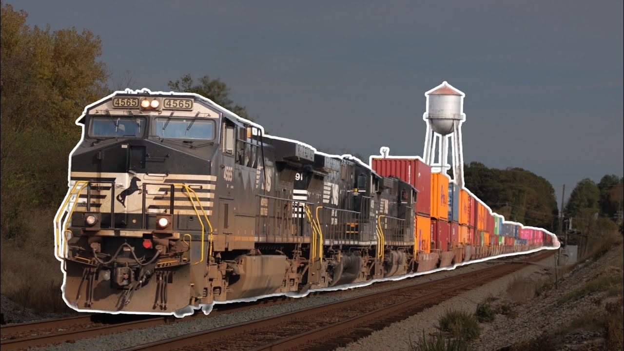 [HD] Railfanning Burkeville, VA - October 2025