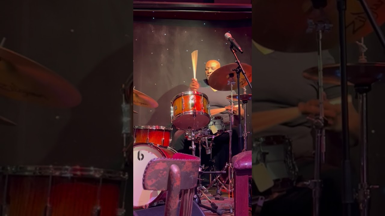 Uptempo Jazz Ride Cymbal SOLO DEMO London Jazz Festival Drum Master Class.