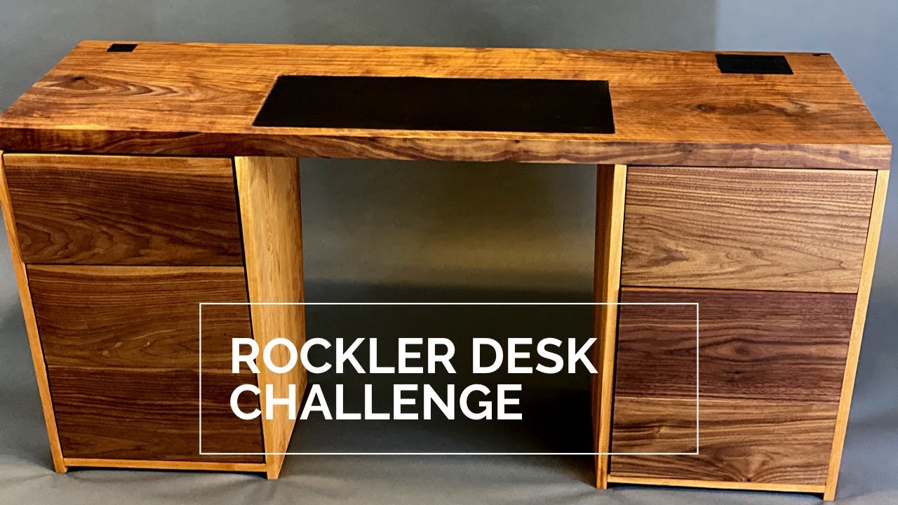 Rockler Desk Challenge With a Hidden Wireless Charger