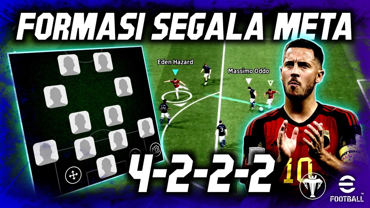 4222 FORMASI YANG HIDUP DI SEGALA META 🔥 GAMEPLAY LIGA DIVISI eFootball 2026 Mobile