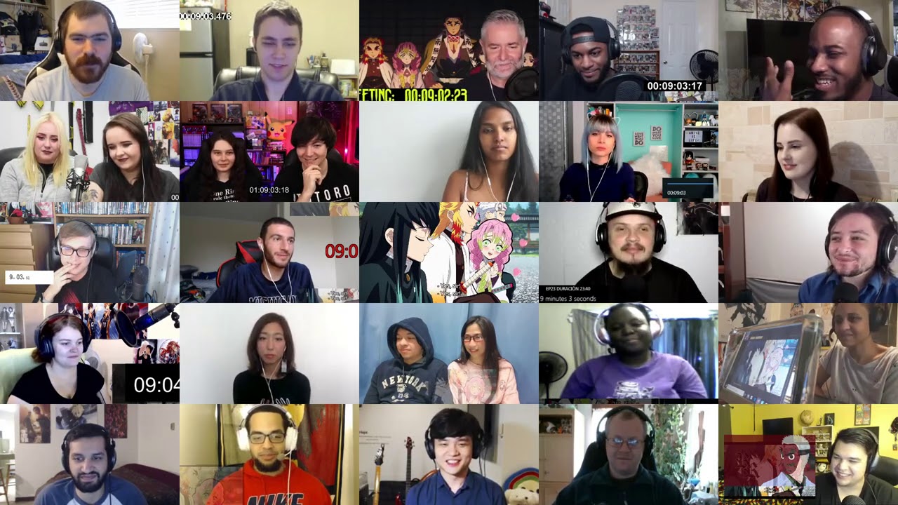 Kimetsu no Yaiba Episode 23 Reaction Mashup - Multi Reaction