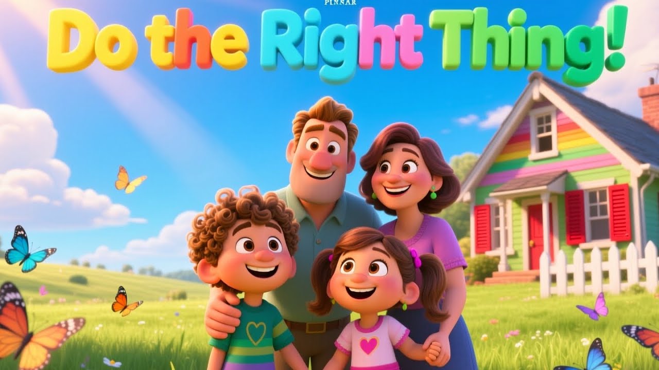 Do the Right Thing | Christian Kids Song About Making Good Choices | 3D Bible Rhyme