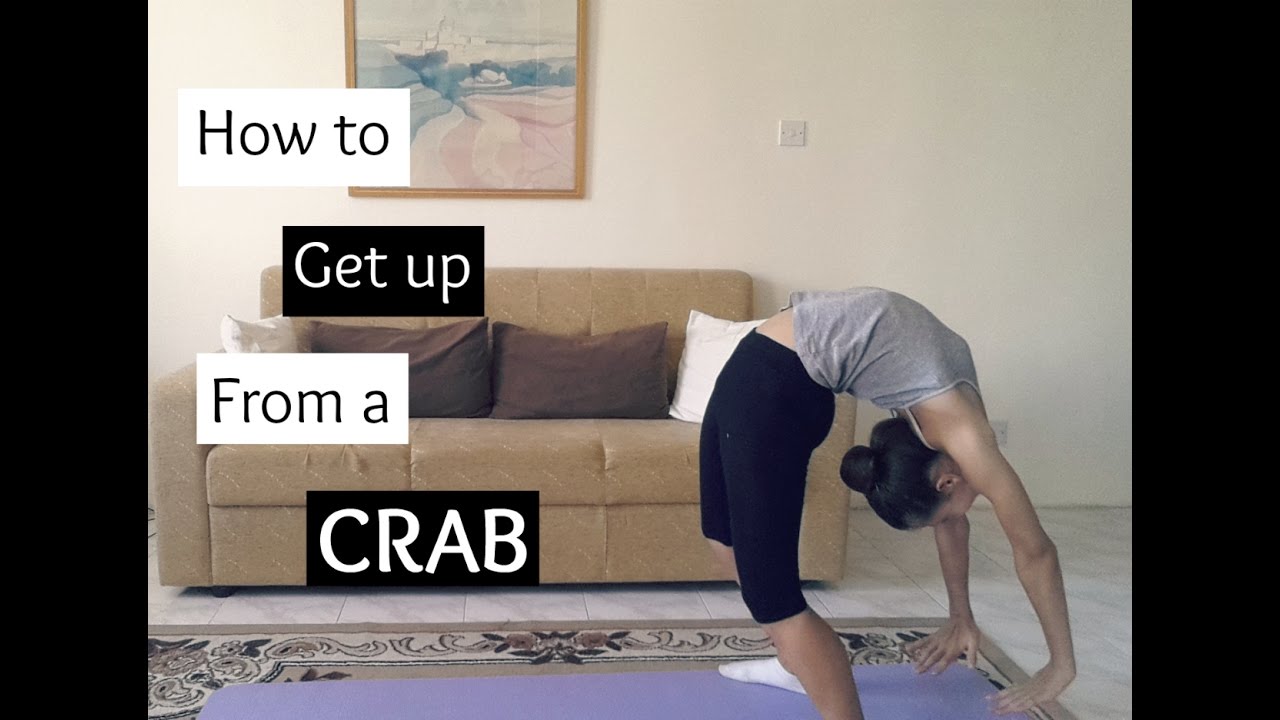 How to stand up from a crab+how to do a crab from standing up