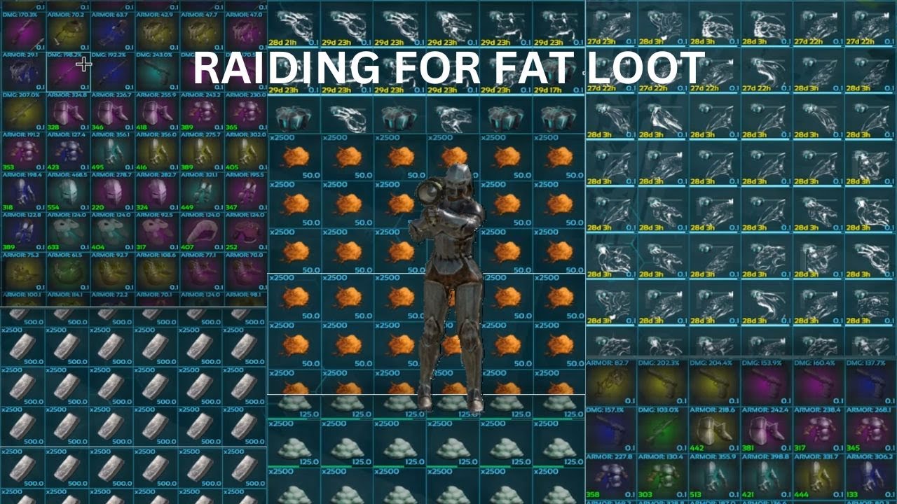 Raiding two bases for FAT loot