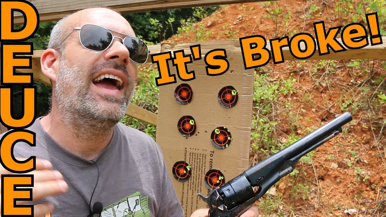 Broken Black Powder Colt Revolver Fix!