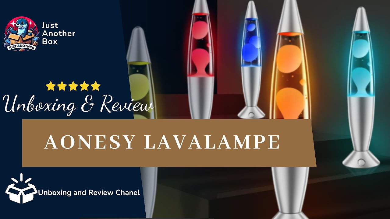 🌋 AONESY Lavalampe Test | Farbwechsel Stimmungslicht f&uuml;r Zuhause!