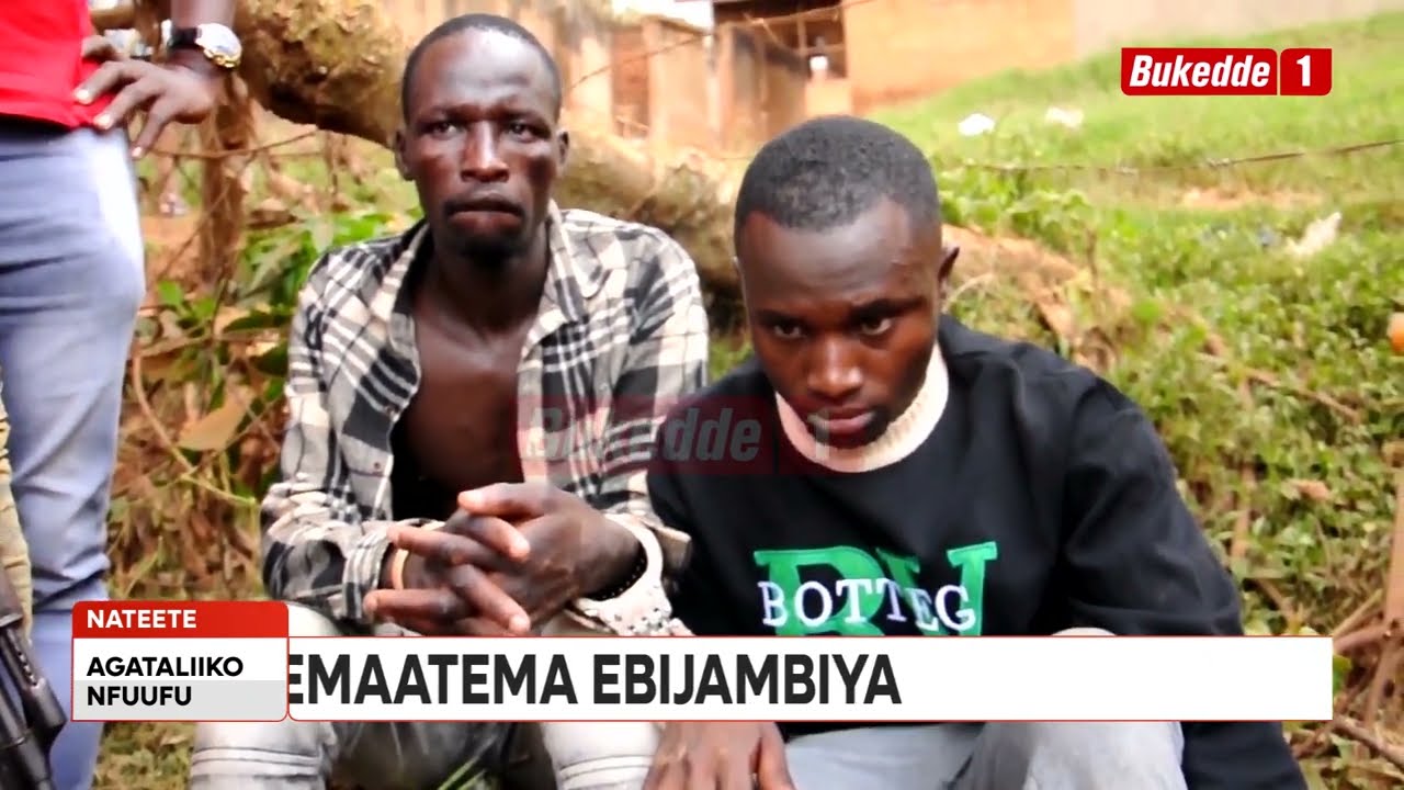 Agataliikonfuufu Aba  Crime Intelligence bakutte abavubuka abateega abantu ne babatemateema n’okubba