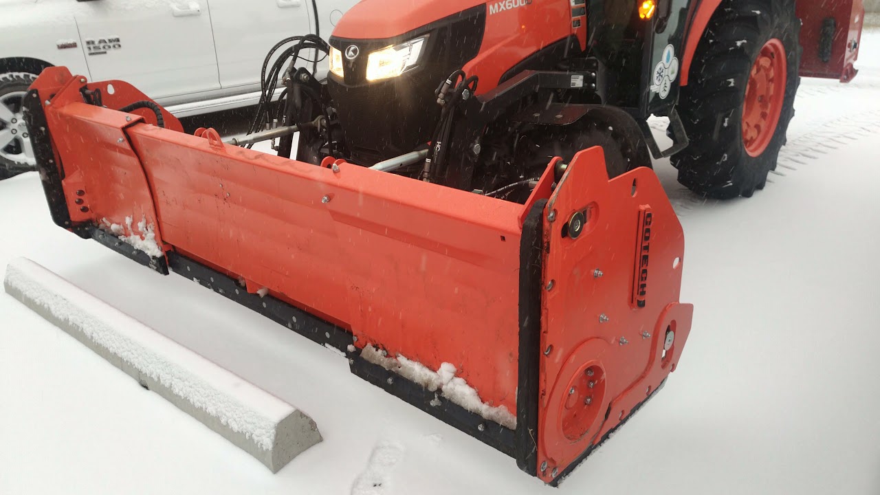 New operator testing the COTECH ppcr #snowremoval #snow #kubota #alberta
