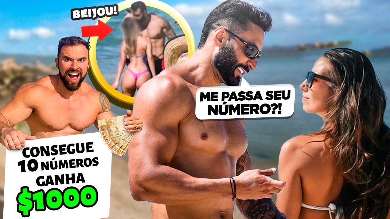 Consiga 10 NÚMEROS na Praia, Ganhe $1000