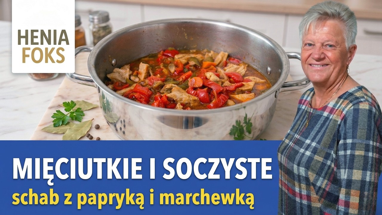 Świąteczne danie ze schabu bez wysiłku. Mięso jest mięciutkie, soczyste i rozpływa się w ustach!