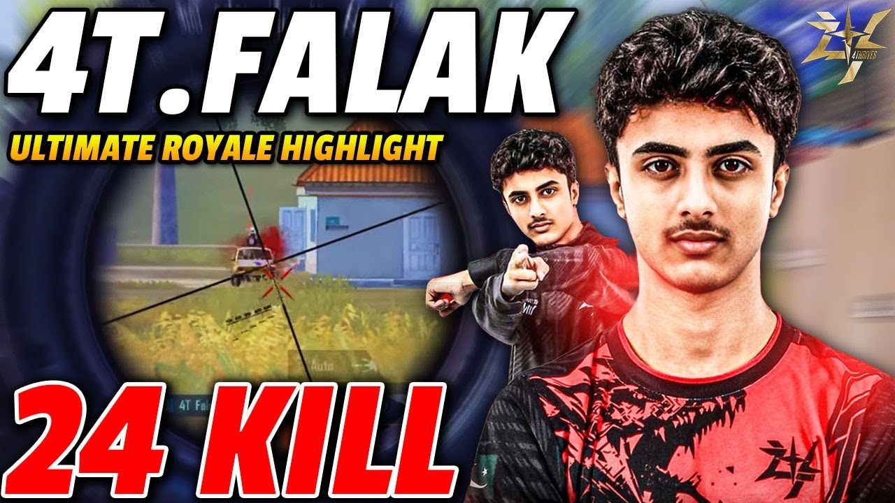 PUBG Mobile Pakistan : 4T.FALAK Ultimate Royale Highlight