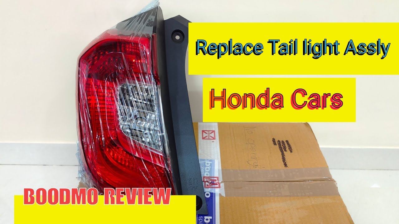 Replace Tail light Assembly for Honda Cars | DIY Car Tail Light | Boodmo Review | Watch in 1.25x