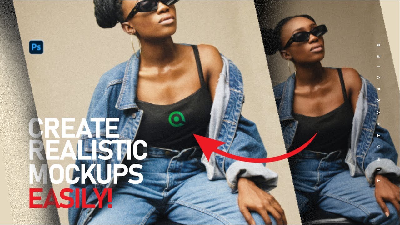HOW TO CREATE YOUR OWN REALISTIC T-SHIRT MOCK UP DESIGNS EASILY USING PHOTOSHOP - Timothy Xavier