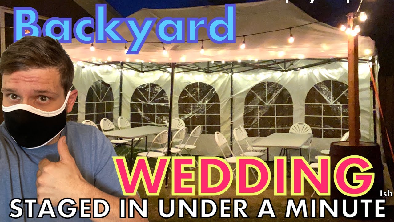 Backyard Wedding Setup Ideas - Perfect For Quarentine -