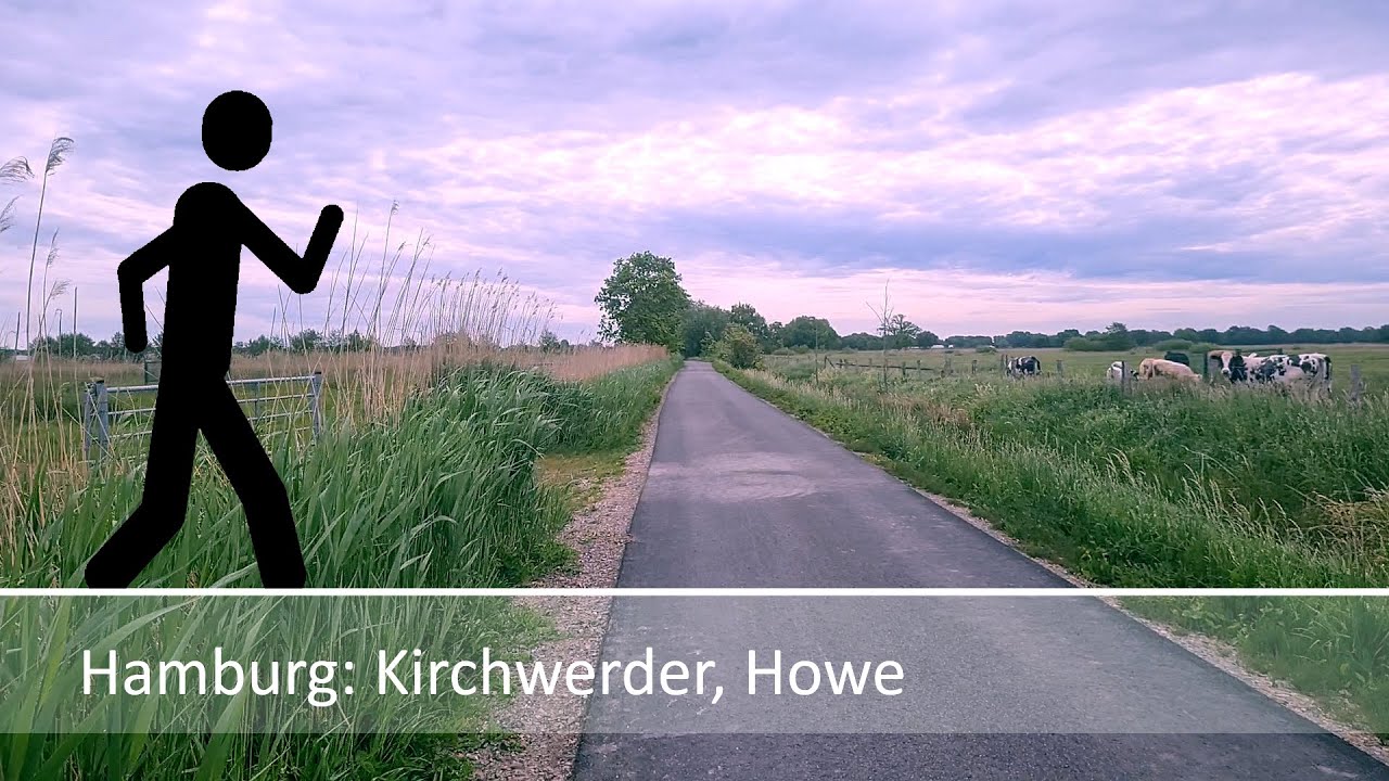 Der Geher in Hamburg: Kirchwerder, Howe