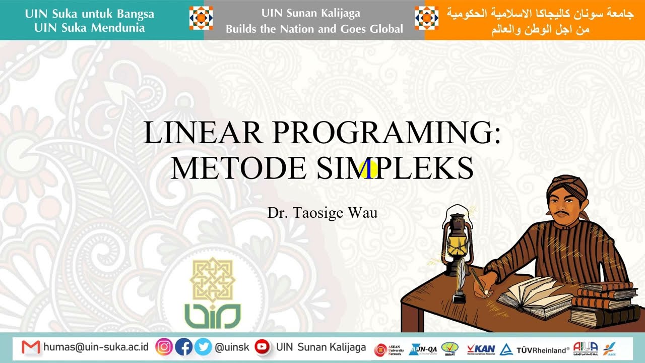 Metode linear programing  | Metode Simplex | Matematika Bisnis | OR 2022