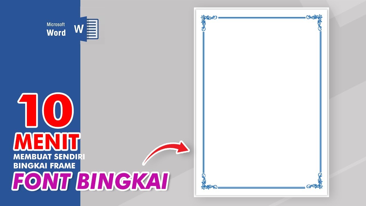 Cara Mudah Membuat Bingkai di Word 2010 2013 2017 2019 2020 2022