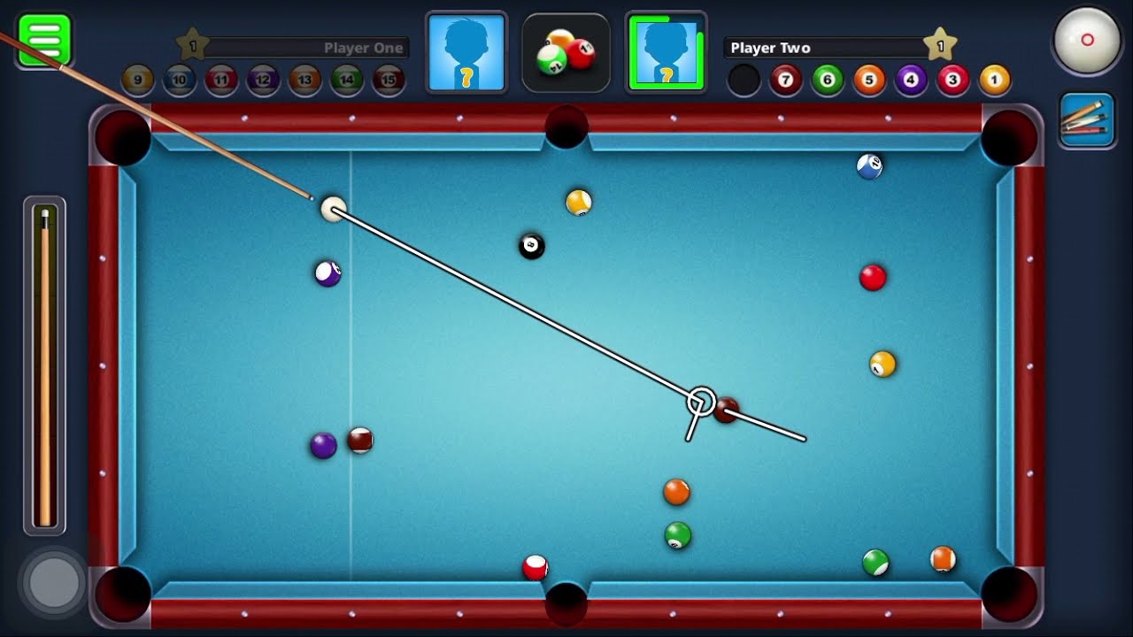 8 ball pool || Practice Trick Shot || Malek The great Gamer
