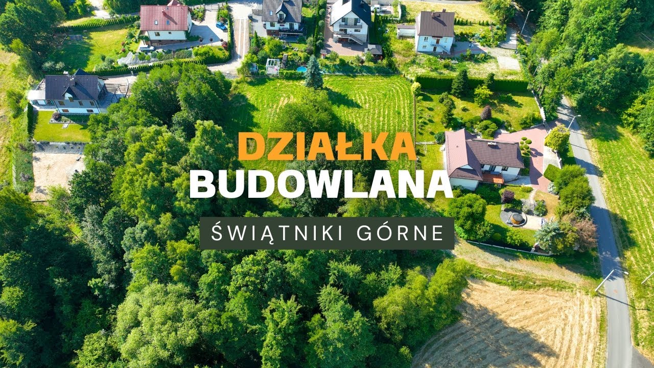 Działka budowlana 46 arów Świątniki Górne | M3N Biuro Nieruchomości