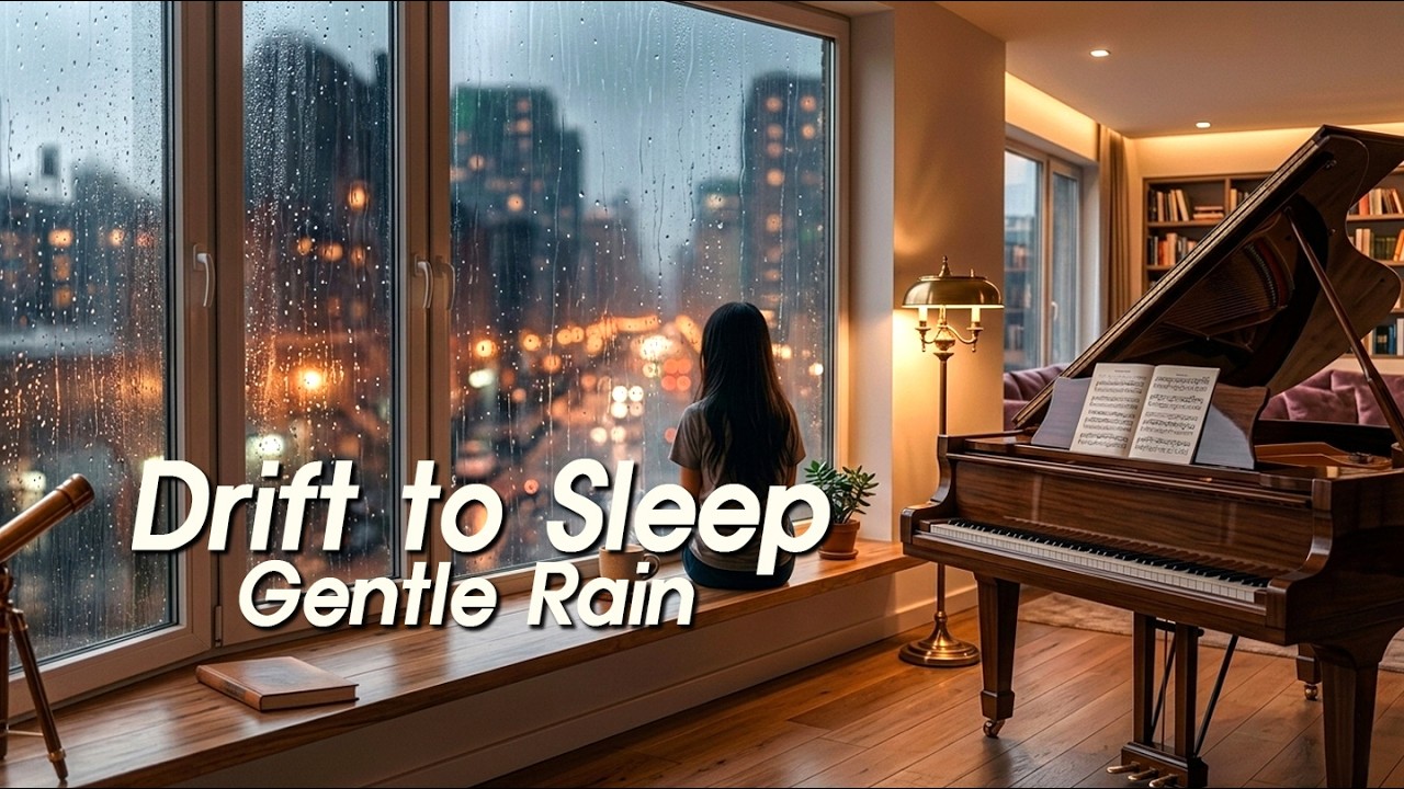 비 오는 밤의 깊은 휴식 🌧 소금(전통 플루트)과 잔잔한 빗소리 | 숙면 · 스트레스 완화 · 완전 휴식 | 8 Hours Deep Sleep Music