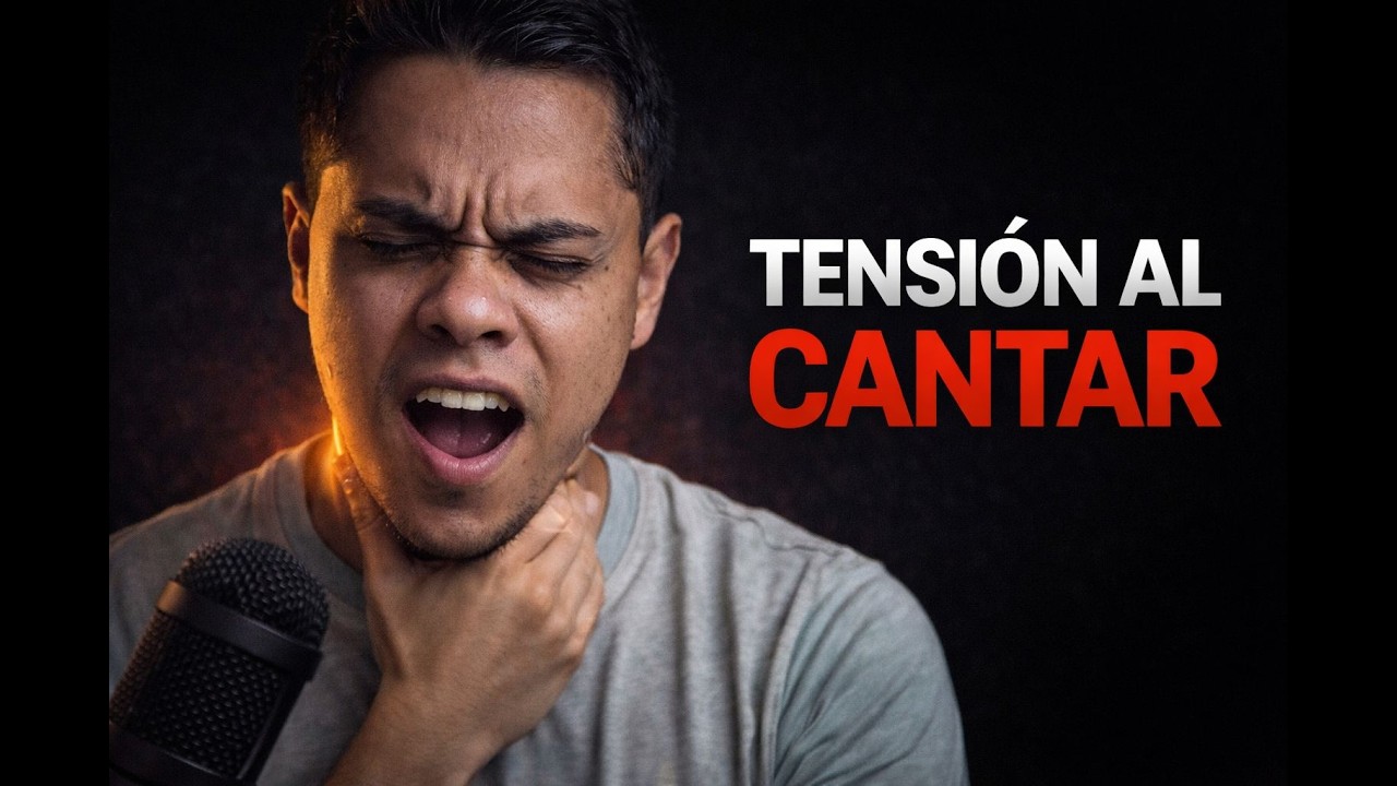 Como dejar de TENSIONAR la VOZ al CANTAR 😭 (Nadie te lo ha dicho)