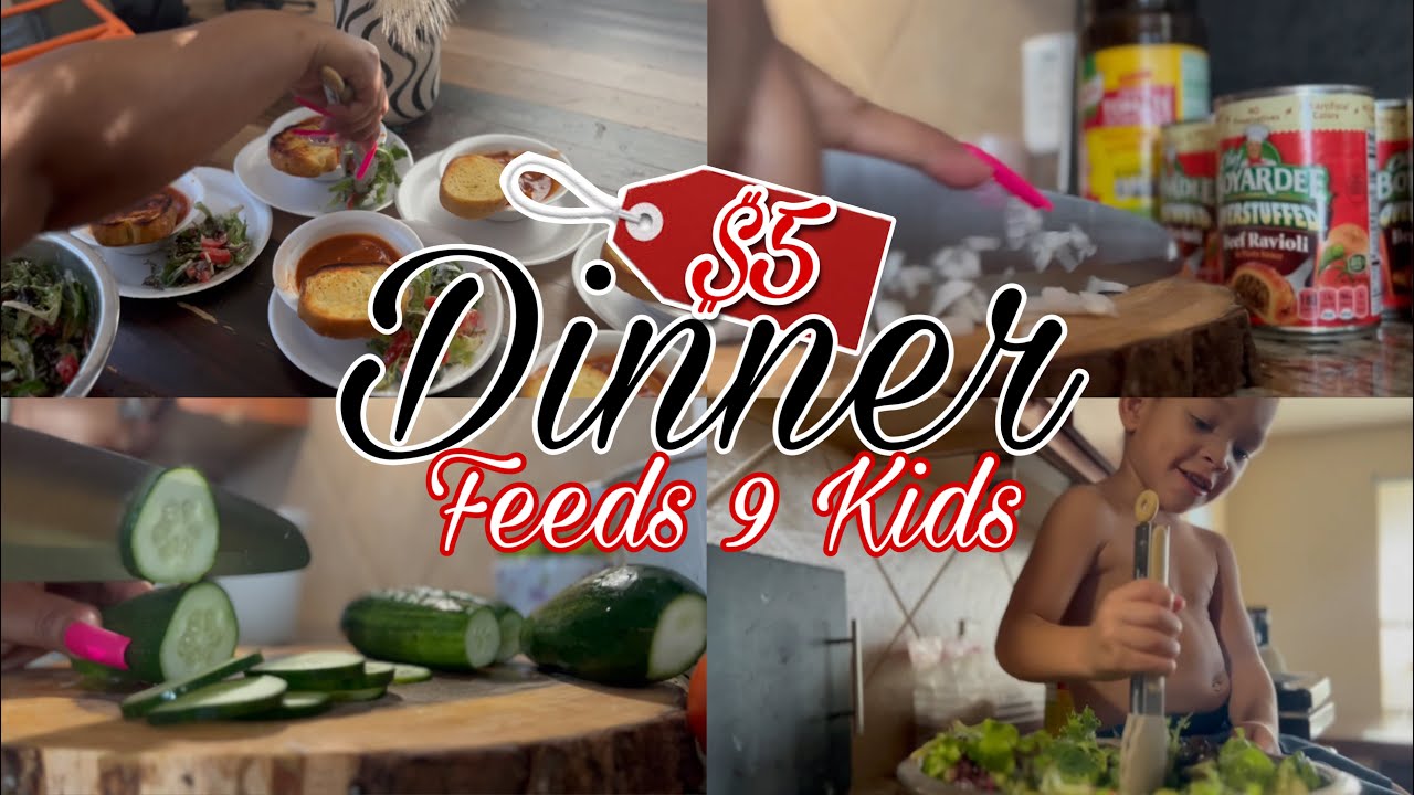 CHEAP $5 dinner for my 9 kids| Large Family Meals