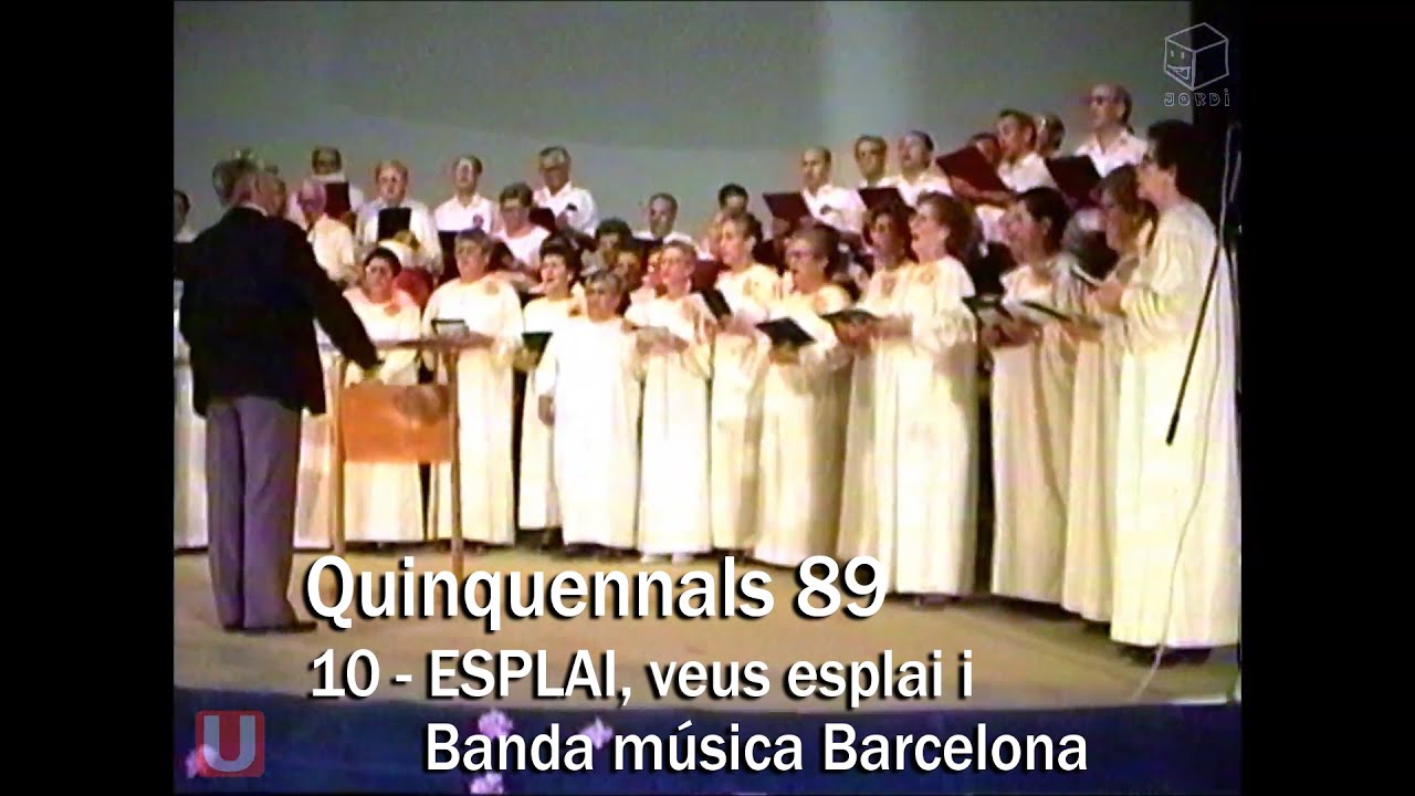 10 - ORFEO, veus de l'esplai i Banda Musica Barcelona. Quinquennals 89 - Arxiu TVU