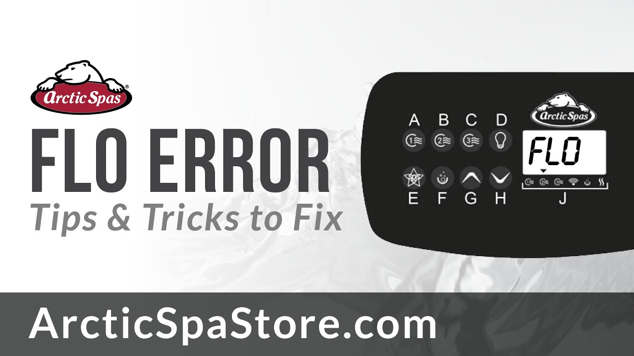 Arctic Spa Flo Error – How to get rid of an Air Lock