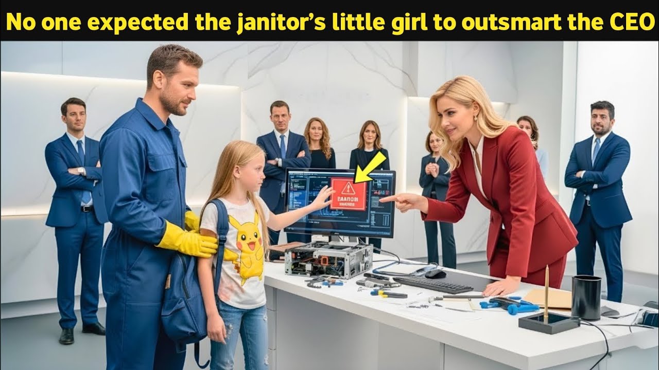 “Fix This And I’ll Give You $200M” the CEO Mocked — But the Janitor’s Daughter Solved It Instantly..