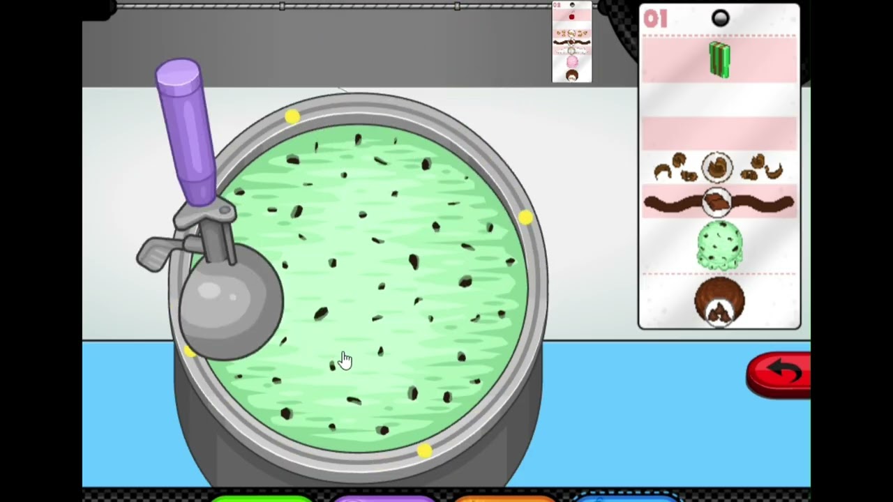 Papa's Scooperia - Days 1 & 2 Gameplay 