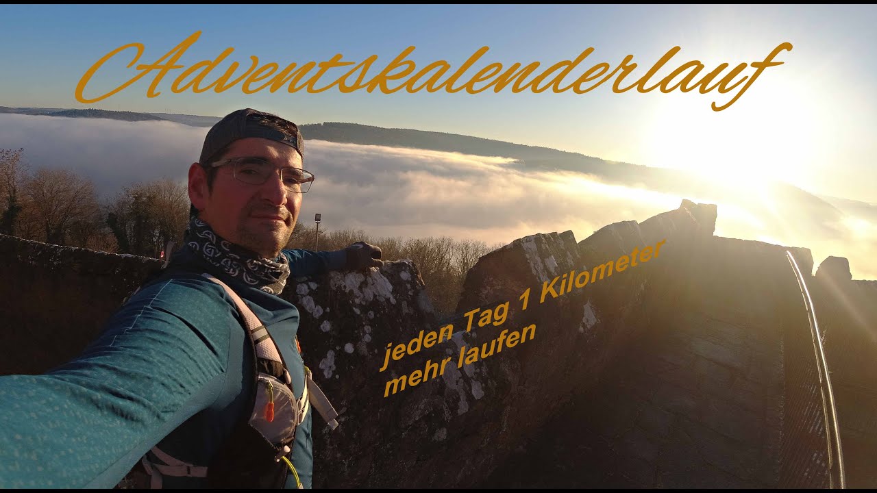 Adventskalenderlauf Türchen 17 18 19 - 24.Tage Laufen - jeden Tag 1 km mehr