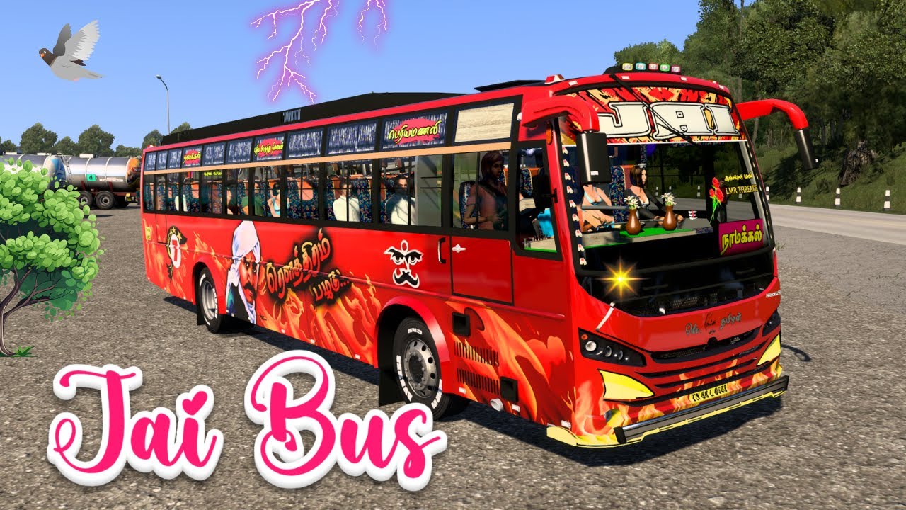 JAI BUS DRIVING - TN PRIVATE BUS Euro Truck Simulator 2