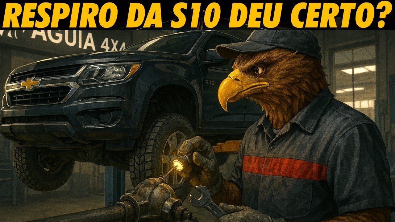 EP. 1446// SOLUÇÃO DEFINITIVA: Chevrolet S10 ÁGUA no DIFERENCIAL Dianteiro Respiro By Águia! Fluido