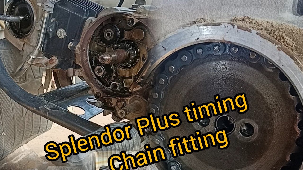 Splendor Plus timing chain fitting 