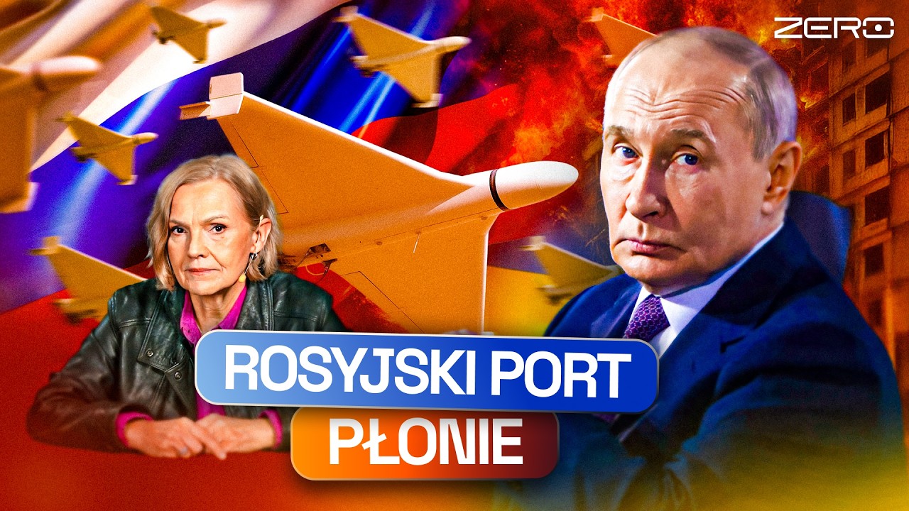 MOCNE UDERZENIE DRONAMI W PORT UST-ŁUGA. UKRAIŃCY BIJĄ ROSJAN TYSIĄCE KILOMETR&Oacute;W OD FRONTU
