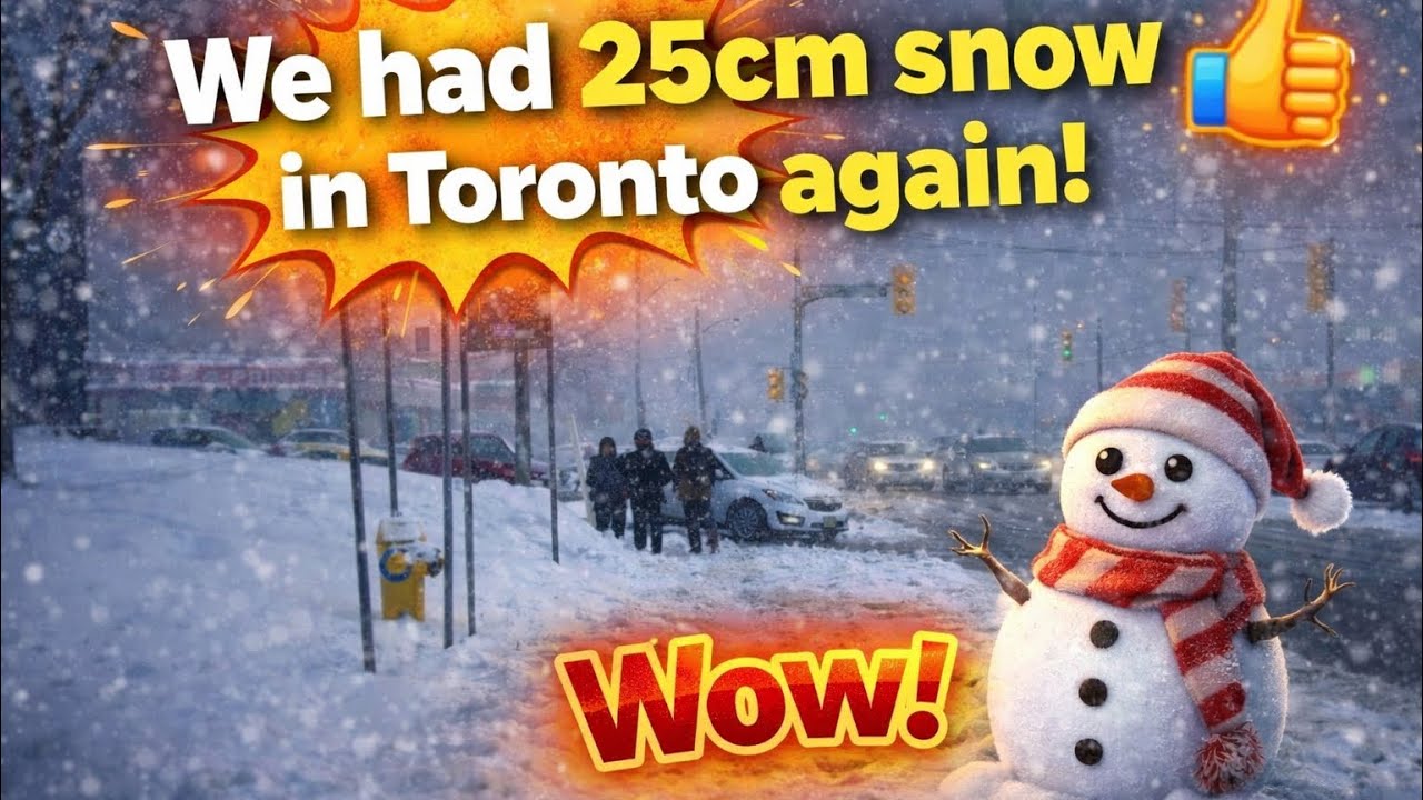  Another Snow Storm In New Toronto😨😶‍🌫️🏂 Expect the Unexpected!😓 Day 69 of 365
