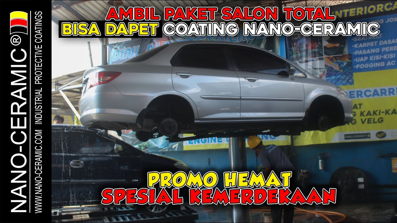 PROMO COATING NANO-CERAMIC BISA SEKINCLONG INI?! Salon Total Full Detailing Honda City Sedan