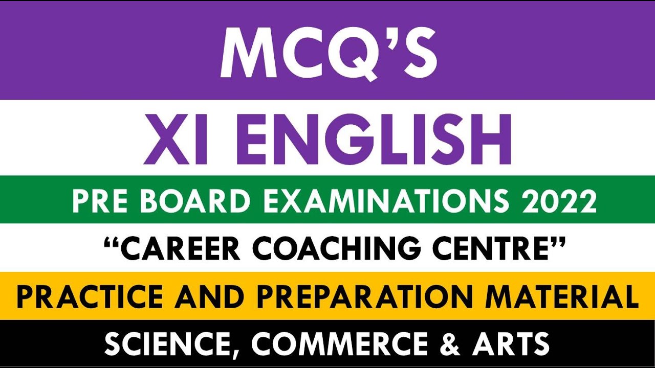 XI English | MCQs