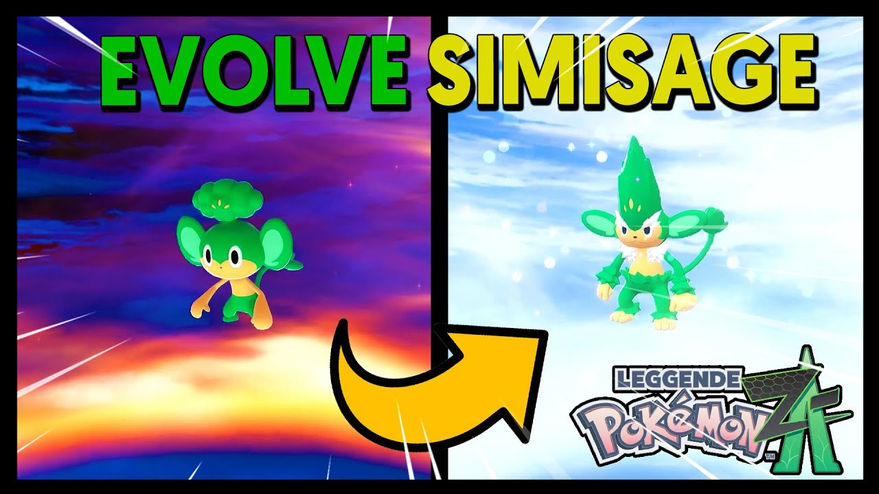 КАК ЭВОЛЮЦИОНИРОВАТЬ ПАНСАЖА В СИМИСАЖА В POKEMON LEGENDS Z-A