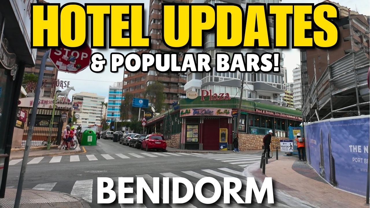 Benidorm - Popular Bars, Hotel Port Benidorm & Magic Rock Gardens! 😮🏨
