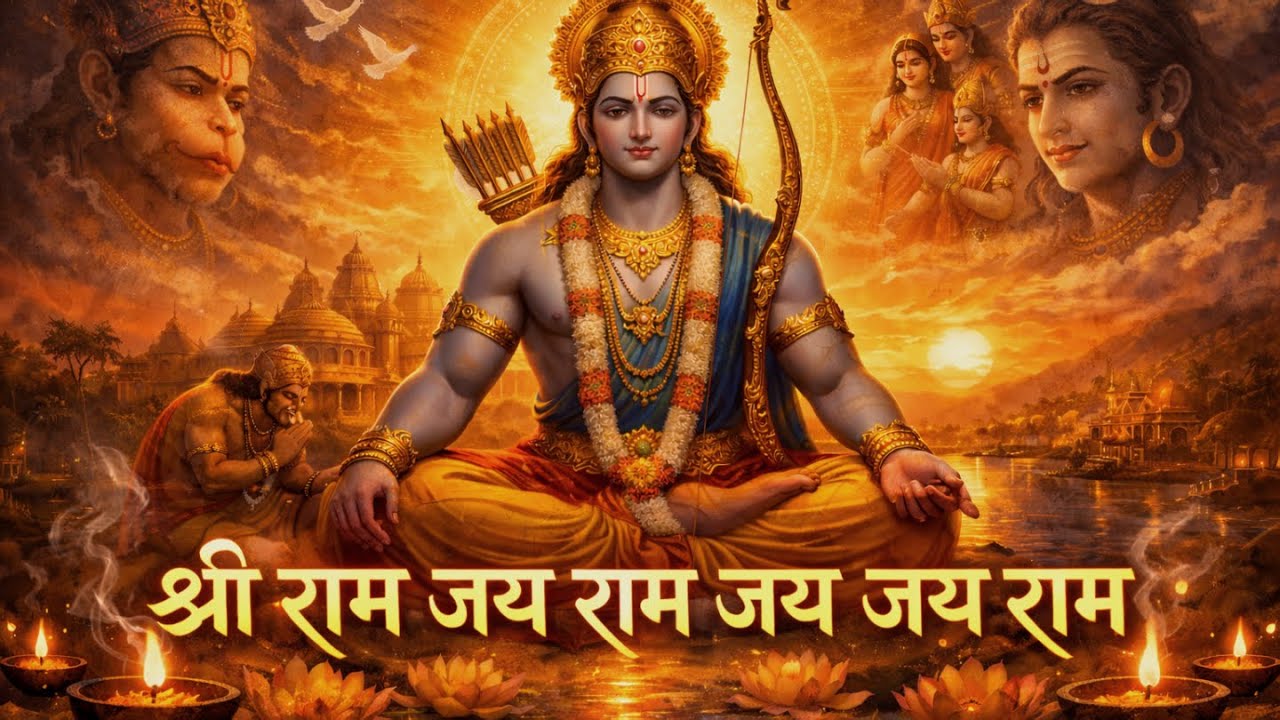 Shri Ram Jai Ram Jai Jai Ram Dhun | Non Stop Ram Naam Jap for Peace & Meditation