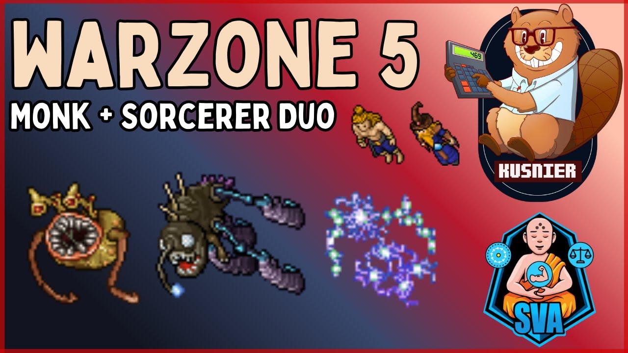 Warzone 5 | Monk + Sorcerer Duo Showcase | Level 200+ | Tibia