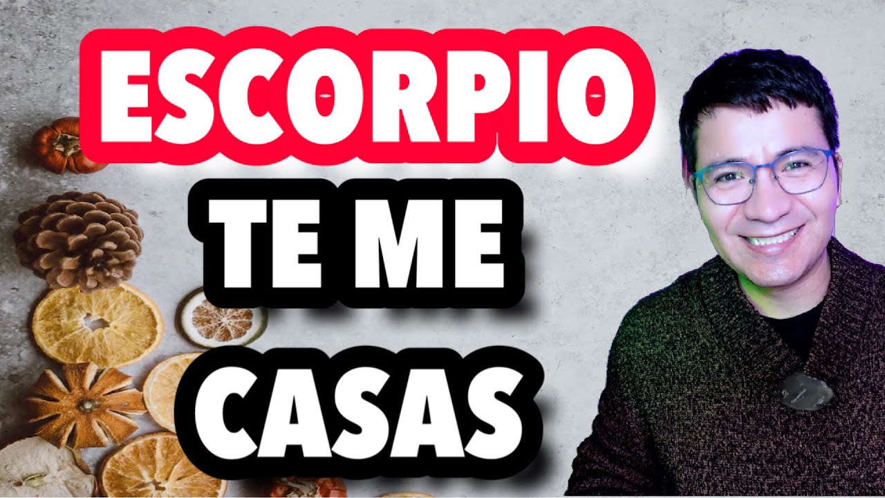 ESCORPIO ♏️  IMPACTANTE 🤩 TE VEO CASADA Y CASADO CON TU GRAN AMOR ❤️
