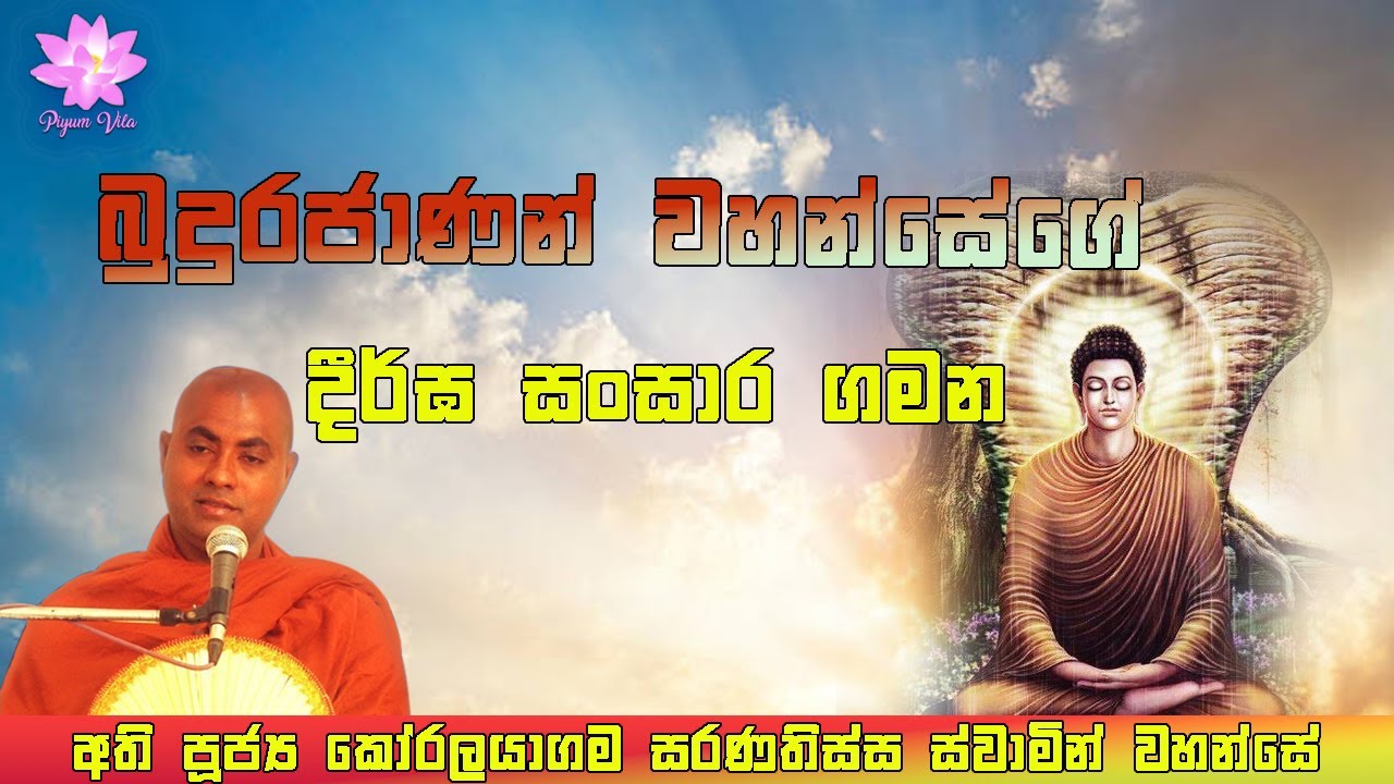 බුදුරජාණන් වහන්සේගේ දීර්ඝ සංසාර ගමන | Ven. Koralayagama Saranathissa Thero